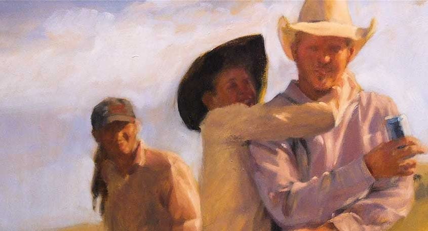 Art of Gabriel Lipper - National Cowboy - Bring em Home